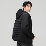 Пуховики Unisex с капюшоном, легкие Reebok, белый - фото 10