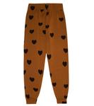 Спортивные брюки Basic Hearts из джерси Mini Rodini, коричневый - фото 3