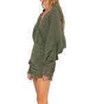 Платье Vivie в оливковом цвете JBQ - фото 3