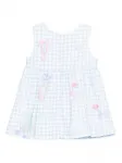 Платье в ломаную клетку Lapin House, белый - фото 2