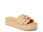 Сандалии Beach by Matisse Sunda Platform Sandal, Beige Raffia - фото