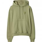 Хлопковый худи Burberry, зеленый - фото 3