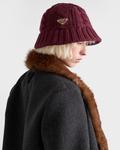 Шерстяная панама Prada, бордовый - фото 2