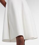 Мини-платье из джерси McQueen, слоновая кость - фото 5