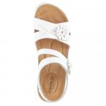 Босоножки на танкетке Poncia Flexus, белый - фото 4