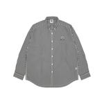 Рубашка *A Bathing APE с логотипом Moonface в клетку Aape, синий - фото 3