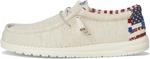 Кроссовки Unisex Hey Dude Wally Patriotic, Off-White Patriotic - фото 4