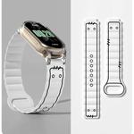 Ремешок Xiaomi Совместимость Силиконовый Материал IBOANN, Эскиз-Белый - фото 3