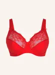 Бюстгальтер на косточках daily Lingadore, красный - фото
