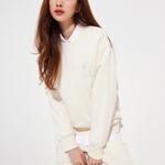 MLB Base Logo Sweatshirts Unisex Cream - фото 7