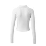 Женская одежда с защитой от солнца XIAOYUEHEZI, стойка, приталенный силуэт, светло-серый - фото 4