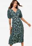 Платье Lipsy FLORAL MIXED SHORT SLEEVE MIDI, Blue - фото