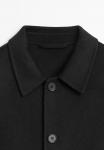 Куртка Massimo Dutti SHORT OVER, Black - фото 7
