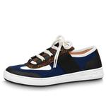 Кроссовки lous sneakers 'blue black with brown monogram' Louis Vuitton, синий - фото