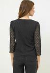 Блуза M&Co Blouse, Black/Anthracite - фото 3