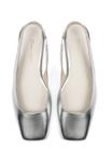 Балетки L37, серебро - фото 7