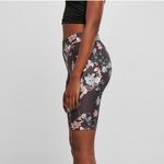 Леггинсы Urban Classics Soft Aop Cycle Short, черный - фото 3