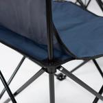 KIRKJUBØUR "Stjärna" набор из 5 походных стульев со столом темно-синего цвета - фото 7