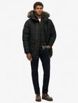 Эверест парка с искусственным мехом Superdry, Jet Black - фото 4