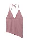 Топ PULL&BEAR CREPE ASYMMETRIC, Pink - фото 5
