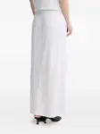 Юбка макси с разрезом Gestuz, белый - фото 3