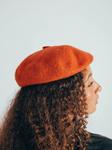Простой фетровый берет SVNX, оранжевый - фото 6