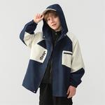 Школьная куртка Jeep, темно-синий (трехслойное утепленное пальто) - фото 4