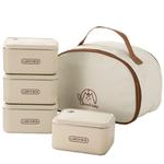 Термоланчбокс, beige KAWASIMAYA, фиолетовый - фото 6