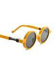 VAVA Eyewear round-frame солнцезащитные очки, желтый - фото 5