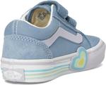 Кроссовки Vans Kids  Old Skool V Heart, Citadel - фото 5
