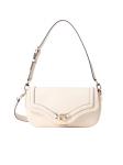 Сумка через плечо GUESS DEA FLAP SHOULDER BAG, Wool white - фото
