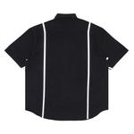 Рубашка Supreme Reflective Stripe Short-Sleeve Work Shirt, Black - фото 2