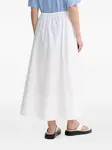 Юбка миди Pheobes с эластичным поясом BY MALENE BIRGER, белый - фото 2