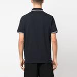 Рубашка поло мужская темно-синяя Stone Island, синий - фото 3