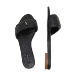 Кожаные тапочки Patrizia Pepe, черный - фото 3