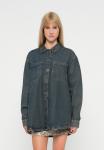 Блуза Noisy May NMALVA SHIRT, Dark Blue Denim/Dark-Blue Denim - фото