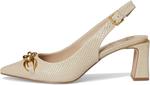 Туфли Vince Camuto Hamden Chain Link Slingback Pumps, Soft Buff - фото 4