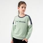 Детский свитшот Mizuno, зеленый - фото 13