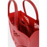 Красная полиэтиленовая сумка-тоут John Richmond, Red - фото 5