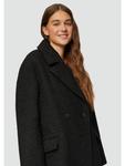 Пальто в цвете 9999_черный QS - фото 4