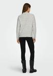 Джемпер ONLY ONLCAMILLA O-NECK PULLOVER, Light Grey Melange/Light Grey - фото 3