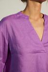 Льняная блузка Medicine, фиолетовый - фото 4