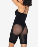 Женское бесшовное боди с полным покрытием Leonisa, черный - фото 2