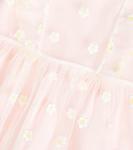 Платье из тюля с вышивкой Stella McCartney Kids, розовый - фото 3