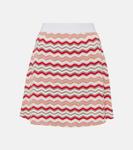 Мини-юбка с узором zig zag Missoni, черный - фото