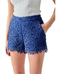 Женские кружевные шорты endless rose, синий - фото 2