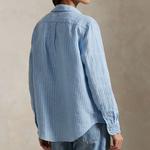 Полосатая рубашка Polo Ralph Lauren, синий - фото 4