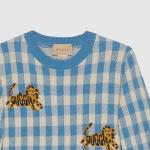 Детский свитер Gucci, синий - фото 7