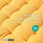 Подушка на стул Homescapes желтый, 143/48/5 см - фото 3