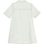 Органическая хлопковая джинсовая мини-платье GANNI, белая - фото 3